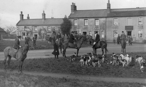 Foxhounds meeting in |Dalston