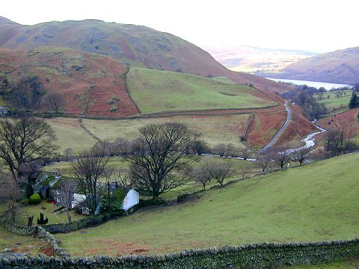 Cotehow, Howegrain Beck and the road to Sandwick