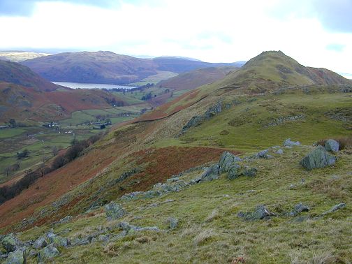 Looking north towards Pikeawassa and Ullswater
